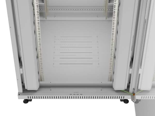 Szafa Instalacyjna Rack Stojaca 47u 800x1000 Szara Drzwi Przeszkolne Lcd ( Flat Pack) V2