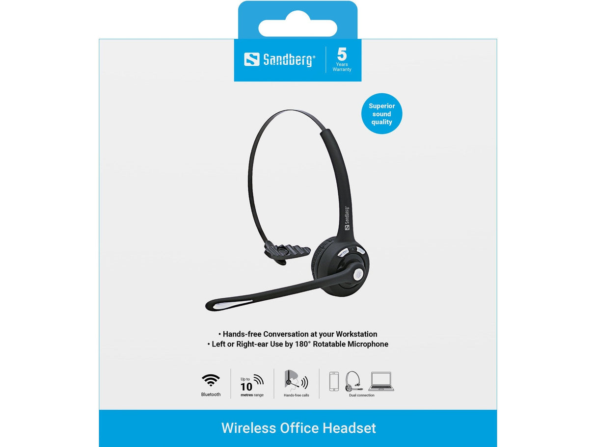 Sandberg Office - Auricular On-Ear Monoaural Bluetooth