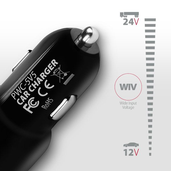 EAN 8595247904355 - Axagon PWC-5V5 cargador de dispositivo móvil Teléfono móvil, Smartphone, Tableta, Universal Negro Encende imagen 3