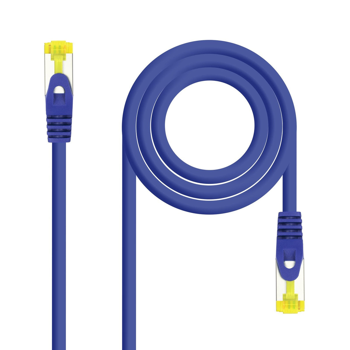 Nanocable Cable De Red Rj45 Lszh Cat.6a Sftp Awg26 0.50m - Azul