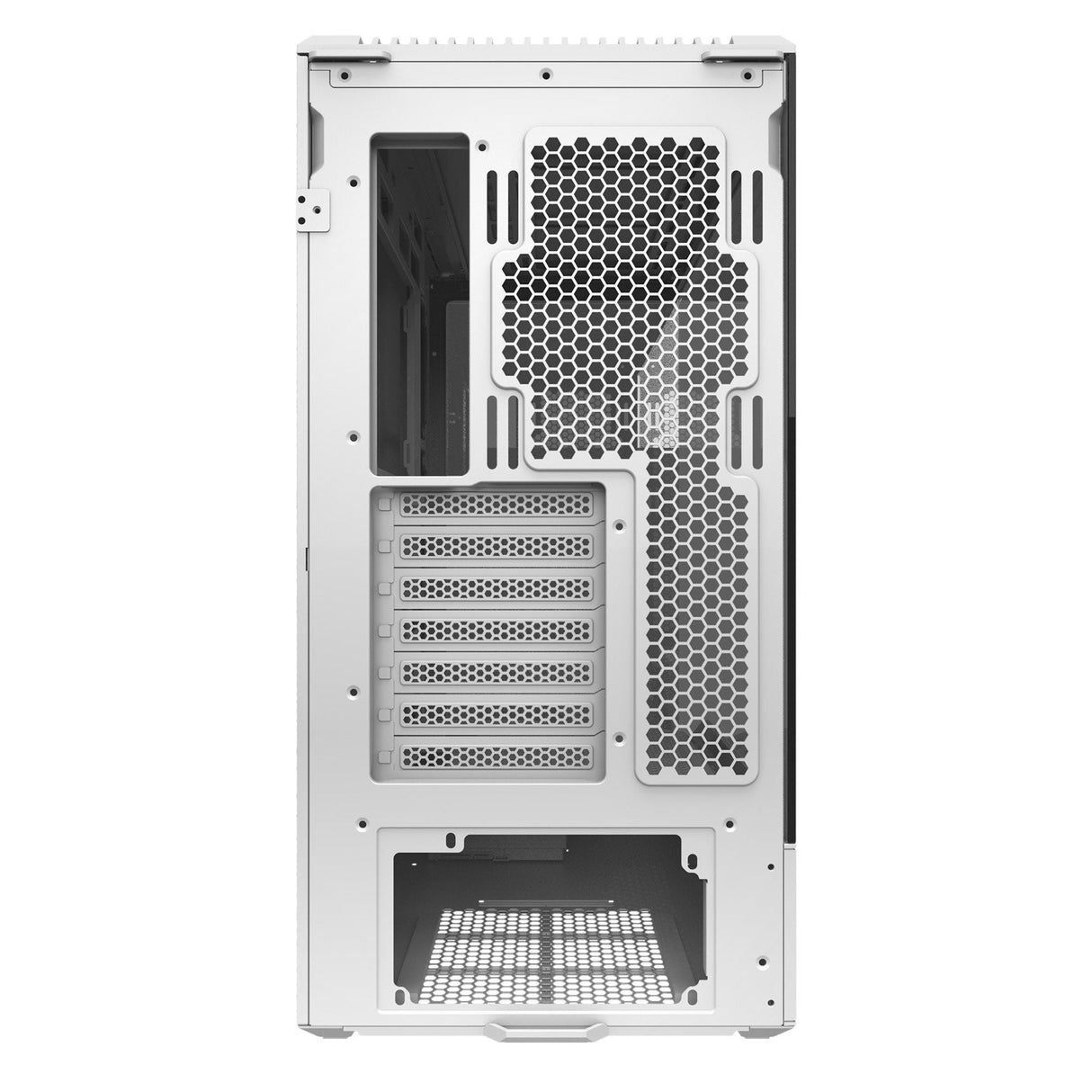 Caja Atx Semitorre Abysm Arian Frame A400 White 1x3.5" 1x2.5" Usb-C Gpu Max 420mm