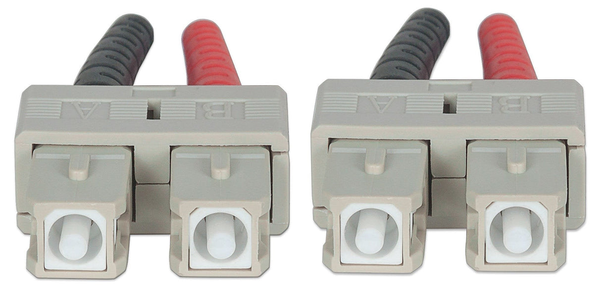 Intellinet 751100 Cable De Fibra Optica 3 M Sc Om3 Color Aguamarina