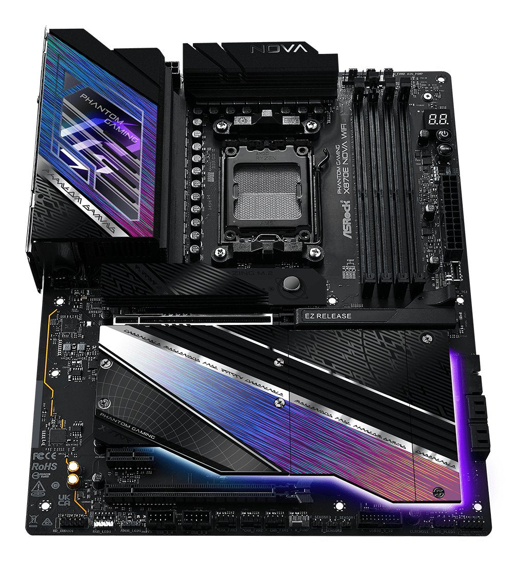 EAN 4710483949654 - Asrock MK X870E NOVA WIFI AMD X870E Zócalo AM5 ATX imagen 8