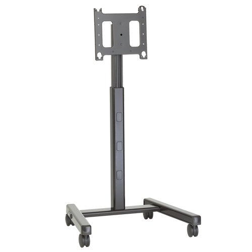 Chief Large Flat Panel Mobile Cart For Displays 55-100" Black Base (Abrazadera De Interfaz) Para Pantalla Plana Negro Tamaño De Pantalla: 42"-71" Interfaz De Montaje: 200 X 200 Mm