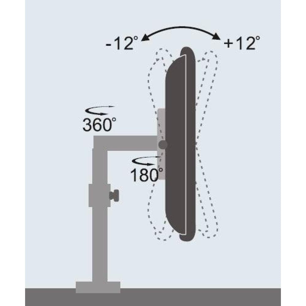 EAN 8057685301184 - Techly ICA-LCD 501BK soporte para monitor 68,6 cm (27") Escritorio Negro imagen 4