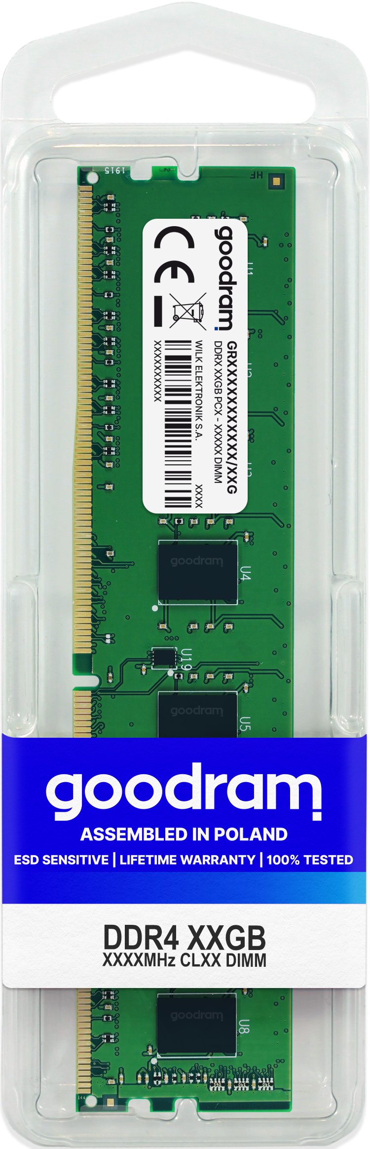 EAN 5908267960417 - Goodram GR2666D464L19S/16G módulo de memoria 16 GB 1 x 16 GB DDR4 imagen 1