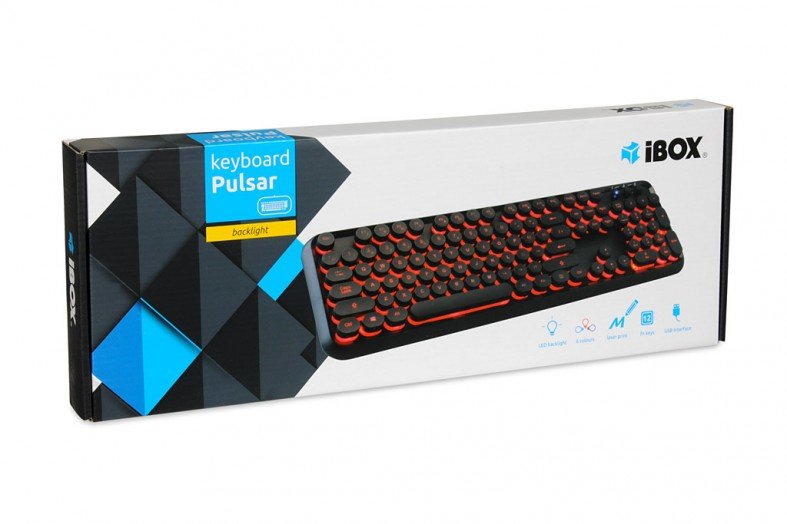 EAN 5901443053873 - iBox PULSAR teclado USB QWERTY Negro imagen 12