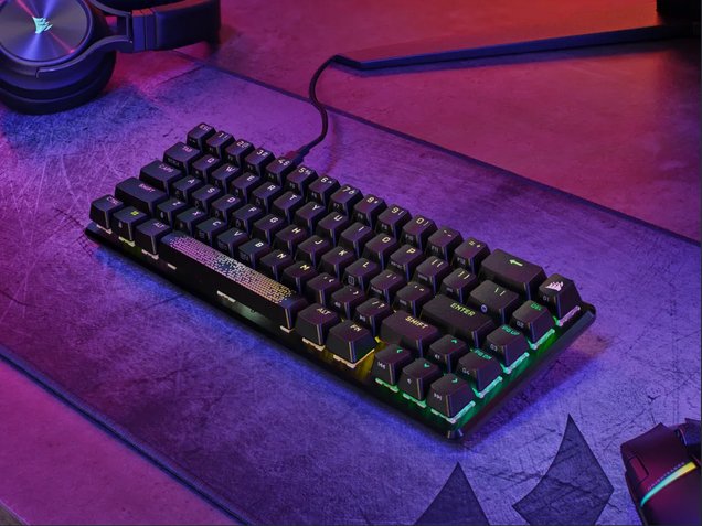 EAN 0840006698432 - Corsair K65 PRO MINI teclado Juego USB QWERTY Inglés Negro imagen 2