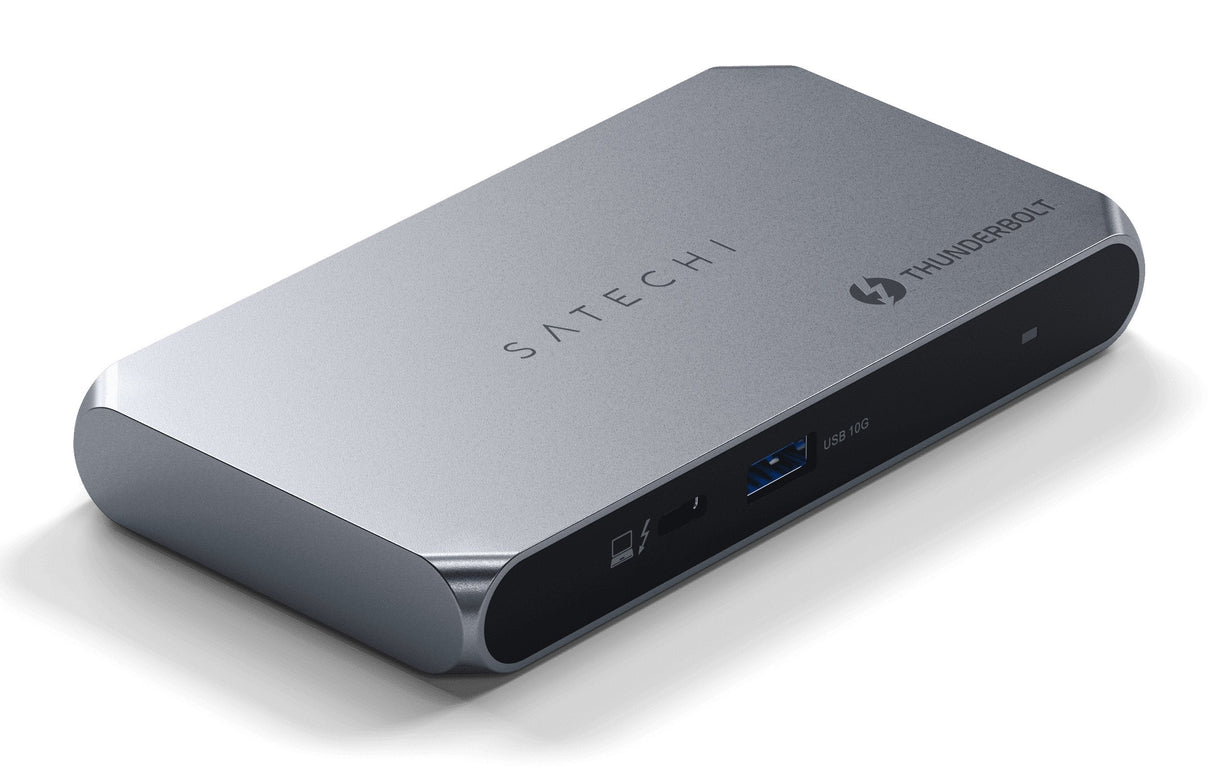 Satechi Thunderbolt 4 Slim Hub Pro Port Dc 20v 1x Usb 3.2 Gen. 2 1x Tb4 Upstream 96w Pd 3x Tb 4 (Space Gray)