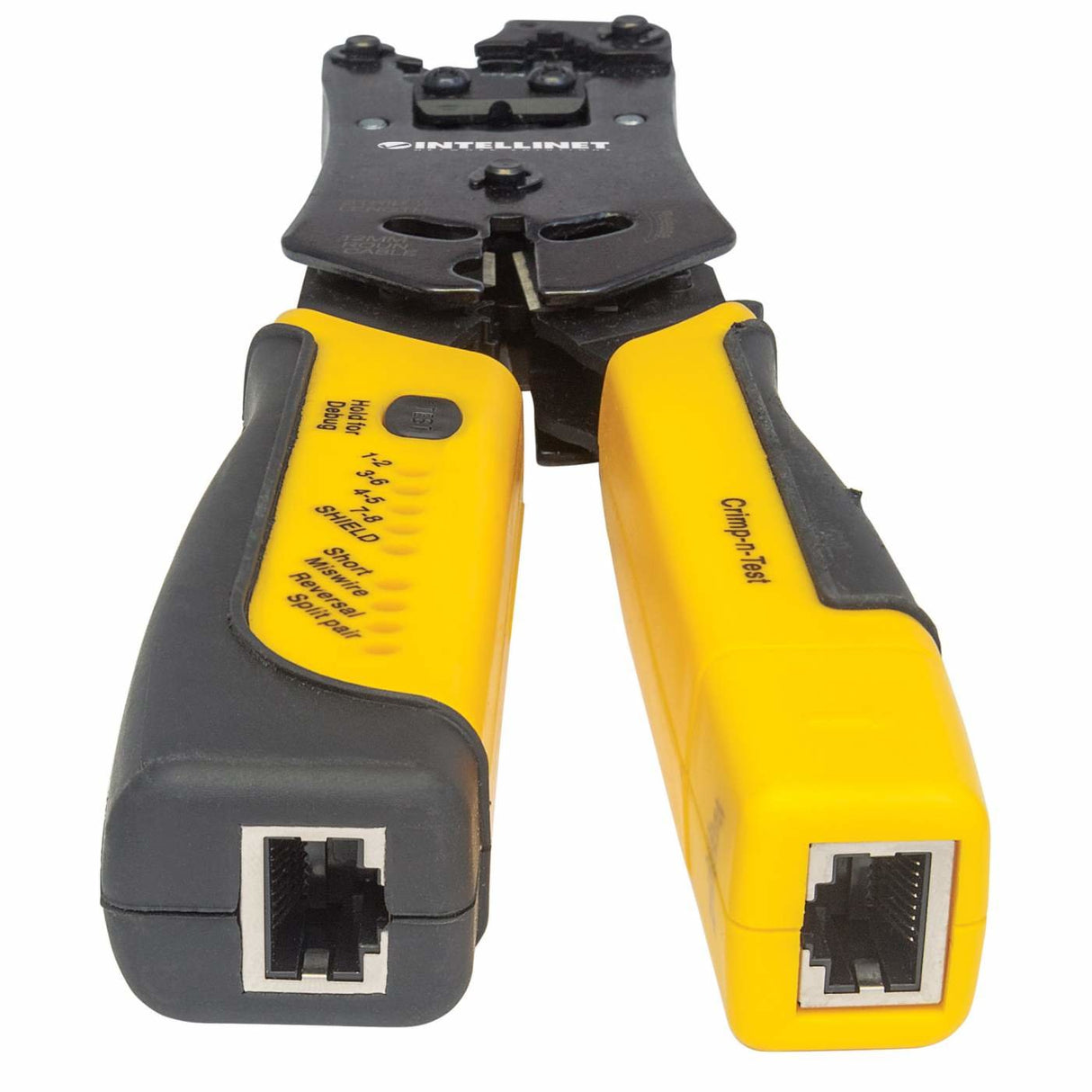 EAN 0766623780124 - Intellinet 780124 crimpadora Herramienta para prensar Negro, Amarillo imagen 3