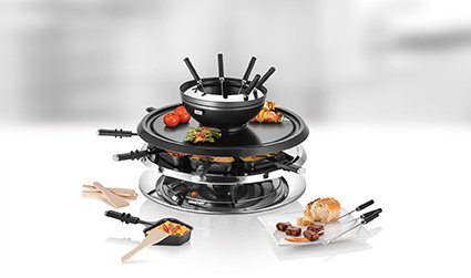 EAN 4011689487262 - Unold 48726 parrilla de interior 8 personas(s) 1300 W Negro, Acero inoxidable imagen 13