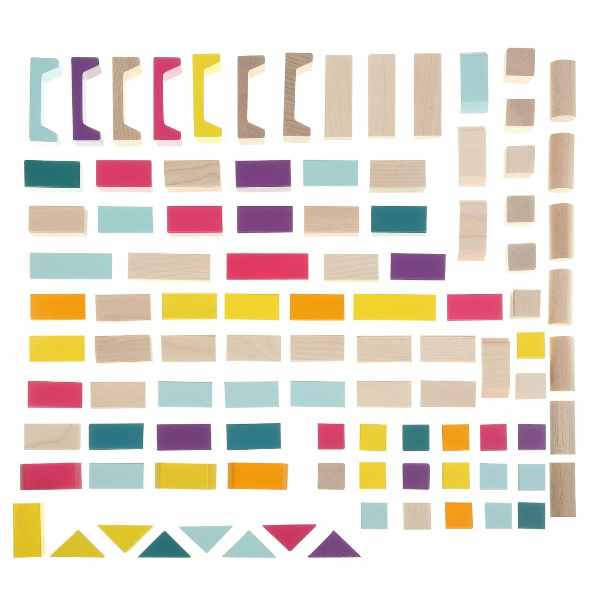 Jamara Kidiwood - Juego De Bloques De Madera 100 Piezas