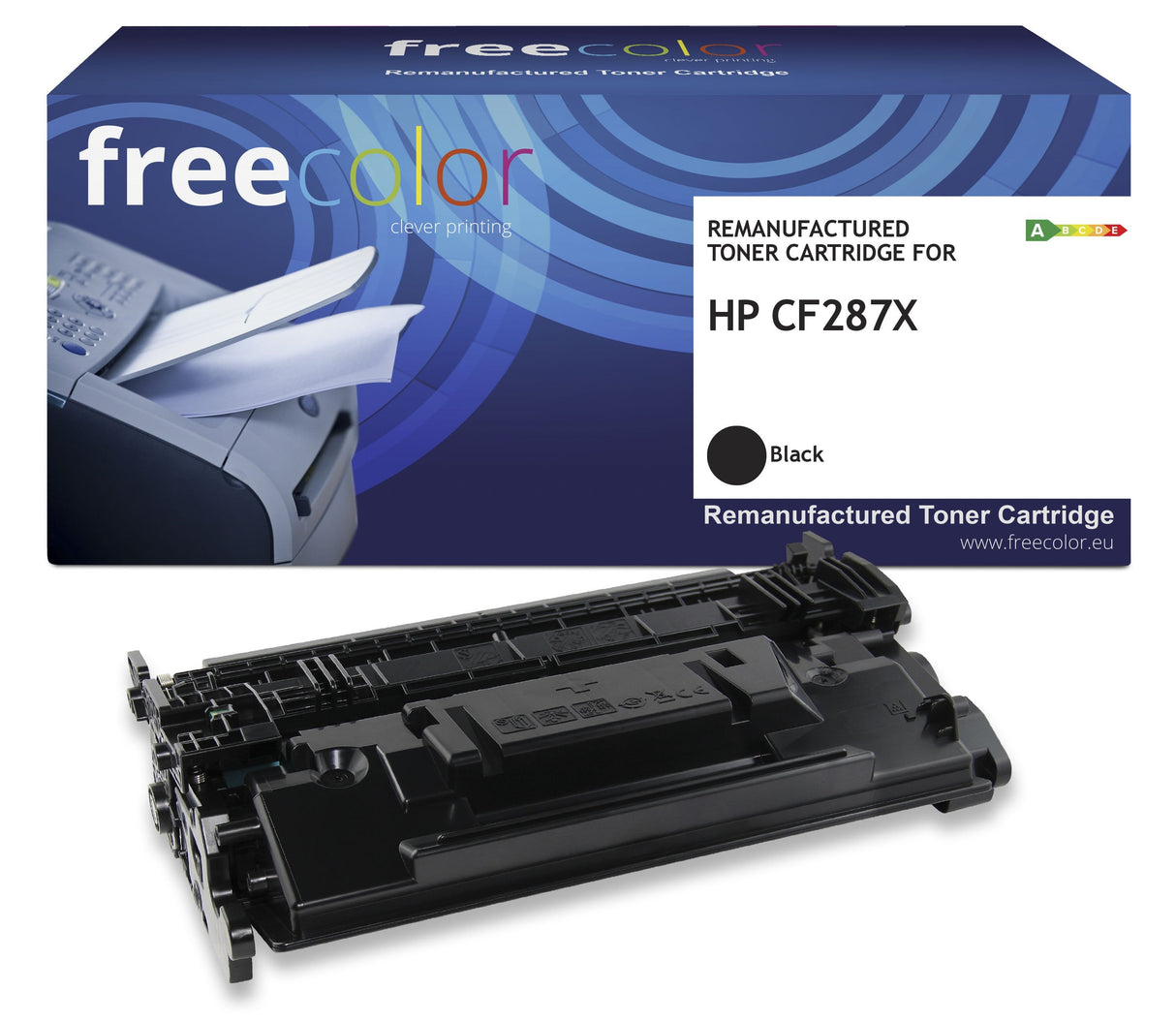 Freecolor Toner Hp 87x Cf287x Negro 24000 Copias Remanufactured