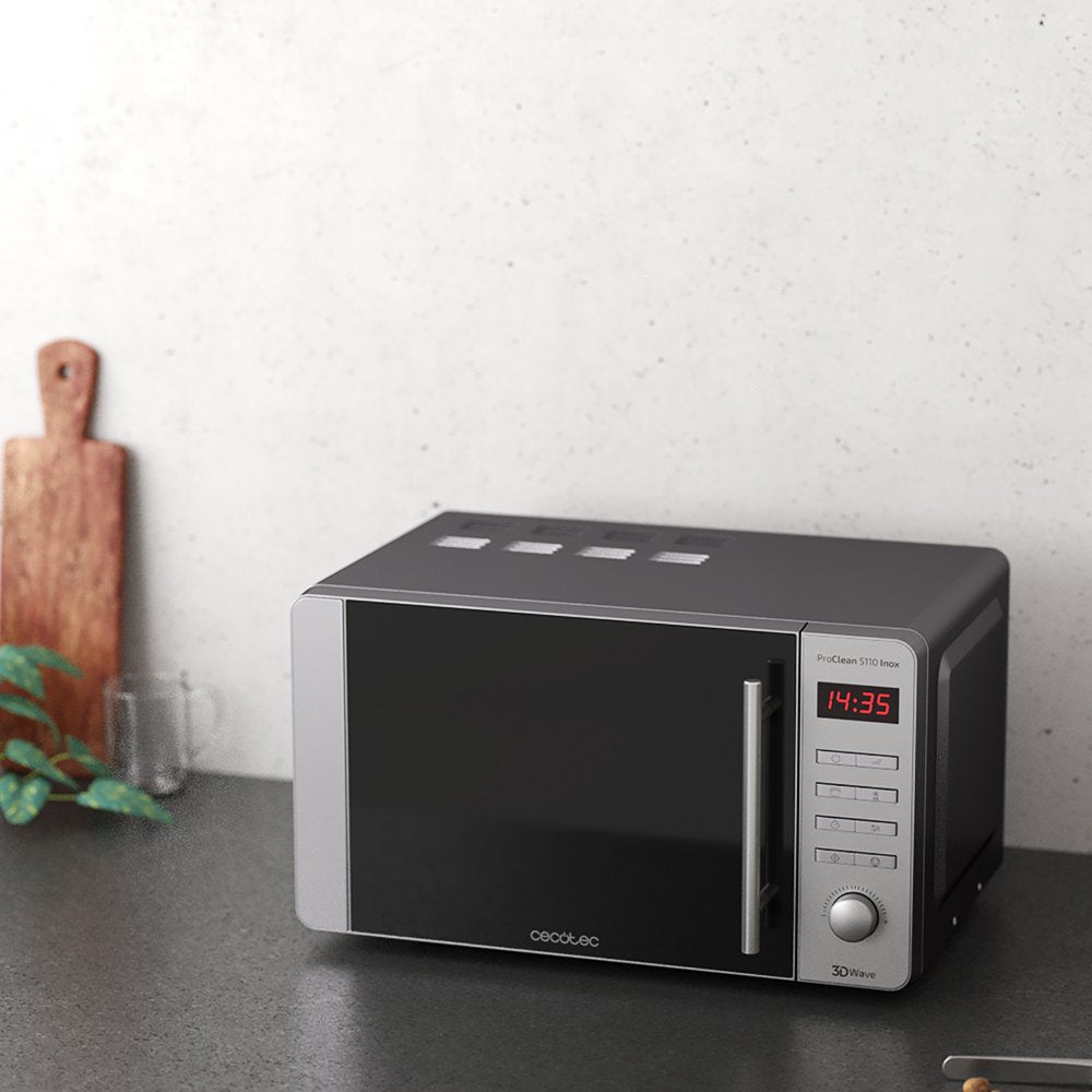 EAN 8435484015356 - Cecotec ProClean 5110 Inox Acero inoxidable Microondas con grill Encimera 20 L 700 W imagen 12