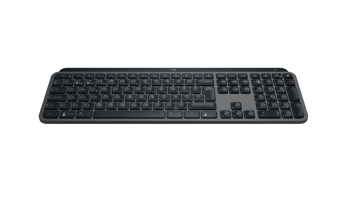 Teclado Portugués Logitech Mx Keys S Rf Wireless + Bluetooth Qwerty Grafito