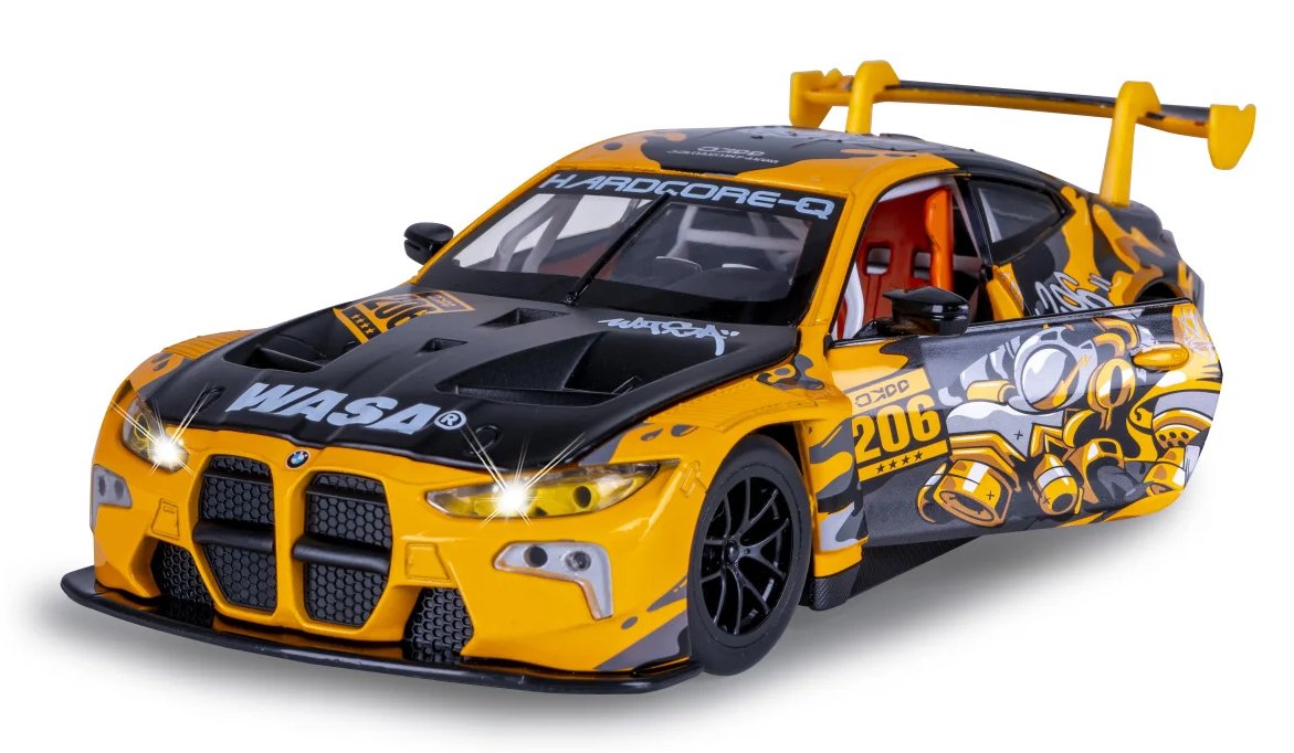 Jamara Bmw M4 Gt3 1:24 Amarillo 3+