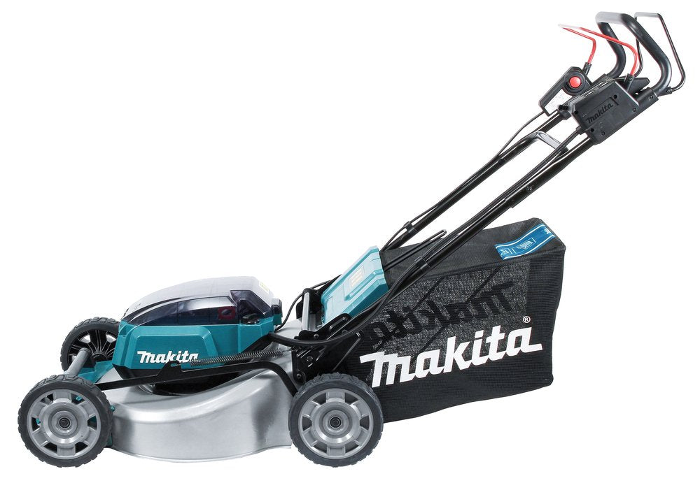 Cortacésped Inalámbrico Makita Dlm536z, 36 Voltios (2x18 Voltios) Azul/Negro, Sin Batería Ni Cargador, Con Tracción