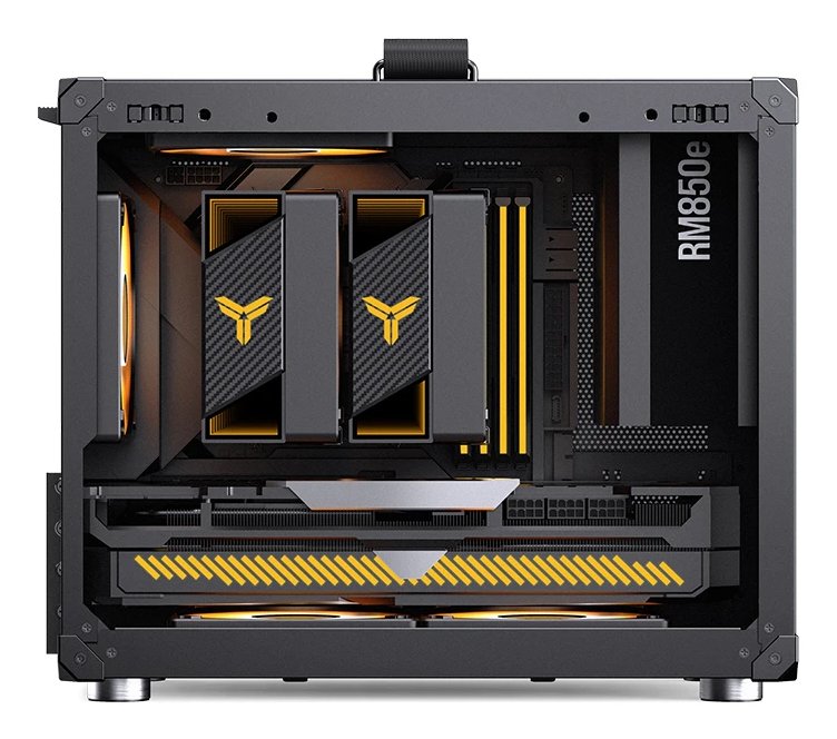 Jonsbo C6 Max Pc-Gehäuse, Mini-Gehäuse, Micro-Atx, Tempered Glass - Schwarz