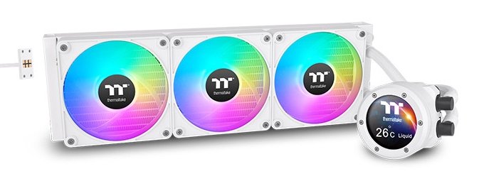 Thermaltake Th420 V2 Ultra Ex Argb Procesador Sistema De Refrigeración Líquida Todo En Uno 14 Cm Blanco 1 Pieza