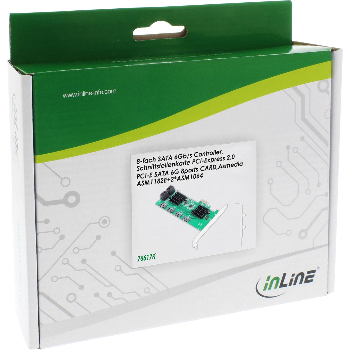 Tarjeta Inline, 8x Sata 6gb/S, Pcie 2.0 (Pci Express)