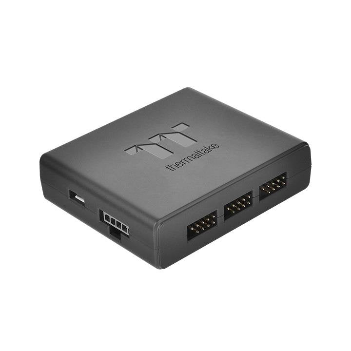 Thermaltake Riing Plus 12 Rgb Kit 3x Ventilador + 3x Lumi Cl-F076-Pl12sw-A