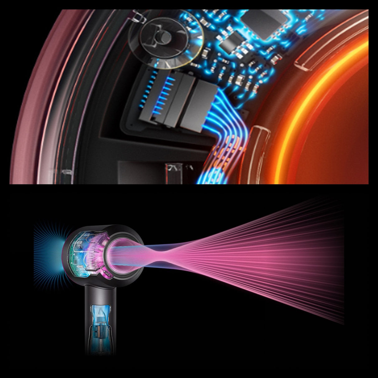 Dyson Asciugacapelli Supersonic Nural Hair Dryer 1600w Red Velvet/Gold