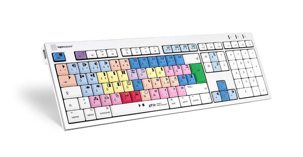 EAN 5707795015152 - Logickeyboard LKB-MCOM4-CWMU-DE teclado Oficina USB QWERTZ Alemán Multicolor imagen 1