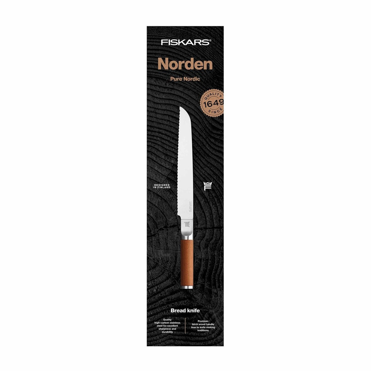 Cuchillo De Cocina Fiskars Pan Norden