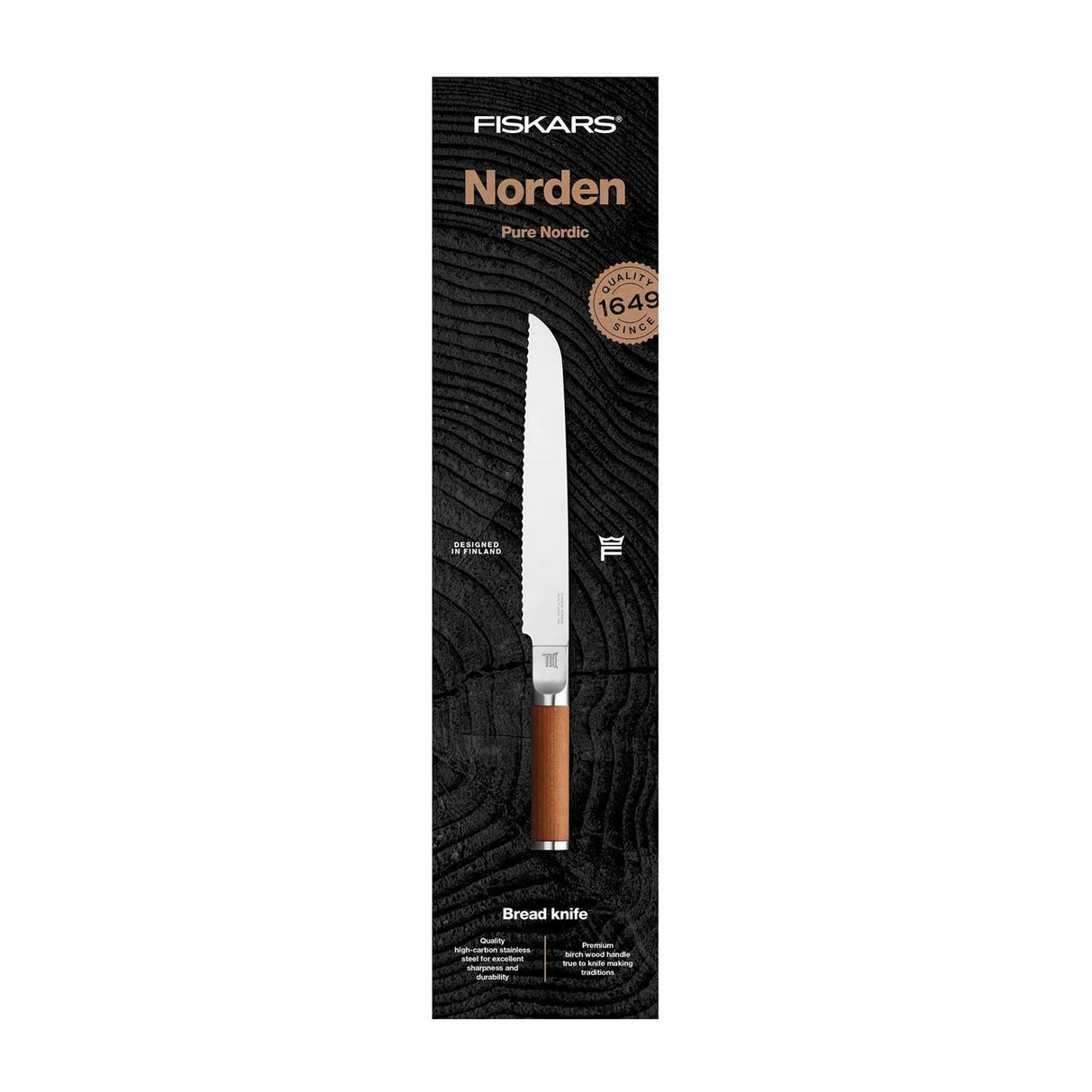 EAN 6424002008767 - Fiskars 1026421 cuchillo de cocina Acero al carbón 1 pieza(s) Cuchillo para pan imagen 2
