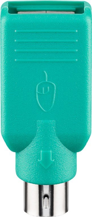 EAN 4040849689192 - Goobay 68919 cambiador de género para cable USB Type-A PS/2 Verde imagen 1