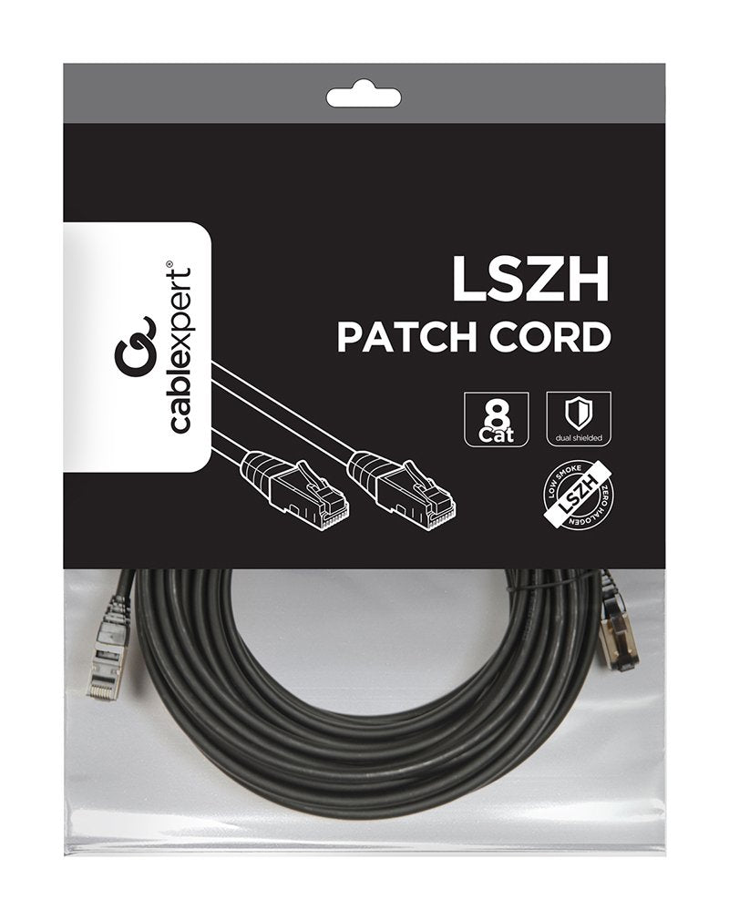 EAN 8716309120692 - Gembird PP8-LSZHCU-BK-15M cable de red Negro Cat8 S/FTP (S-STP) imagen 2