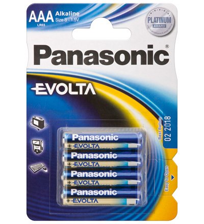 Panasonic Evolta Platinum Aaa Lr03ege/4bp, Blister 4 Piezas