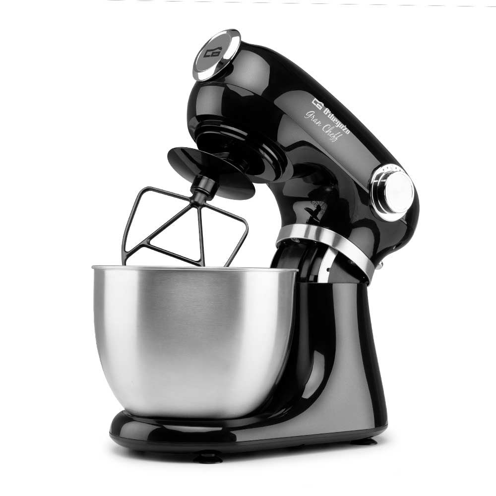 Orbegozo Am 6600 Batidora Amasadora - Potente Y Versatil - 1000w - Bol De Acero Inoxidable De 5l - Accesorios Para