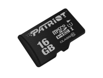 Micro Sd Patriot 16gb Microsdhc Card Lx Series Uhs-I/Class 10