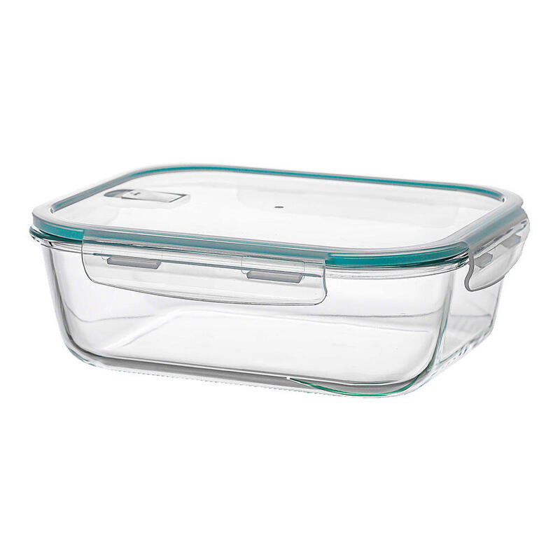 Fiambrera Borosilicato Rectangular Hermética 2250 Ml