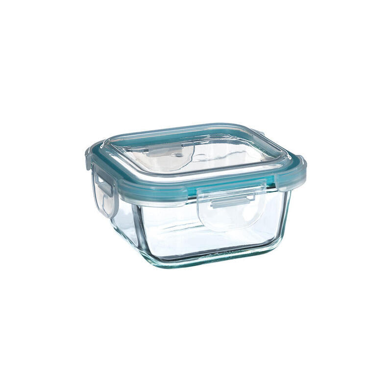 Fiambrera De Cristal 330 Ml 12 X 12 X 6,5 Cm
