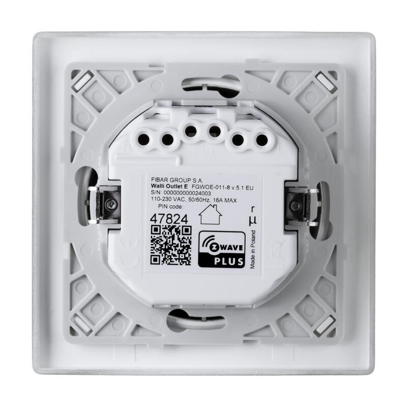 Fibaro Fgwoe-011 Walli Outlet Enchufe Inteligente Antracita