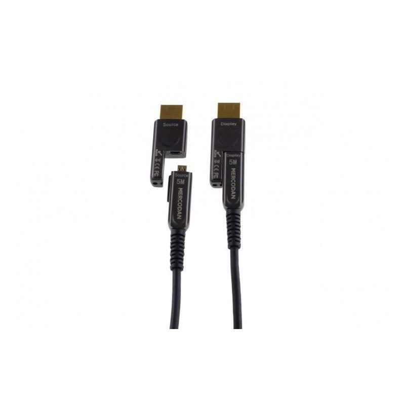 Fiber Optisk Hdmi 20m, Hdmi 2.0, 18gbps, 4:4:4, 4k2k 60p,