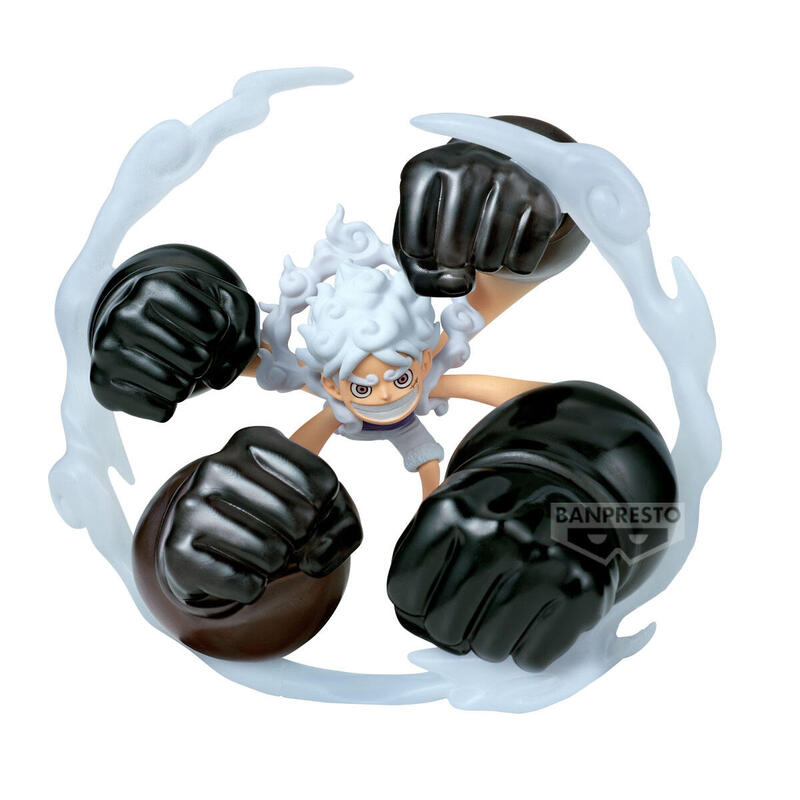 Figura Banpresto One Piece World Collectable Special Monkey D.Luffy Gear5 Gum Gum Dawn Gatling
