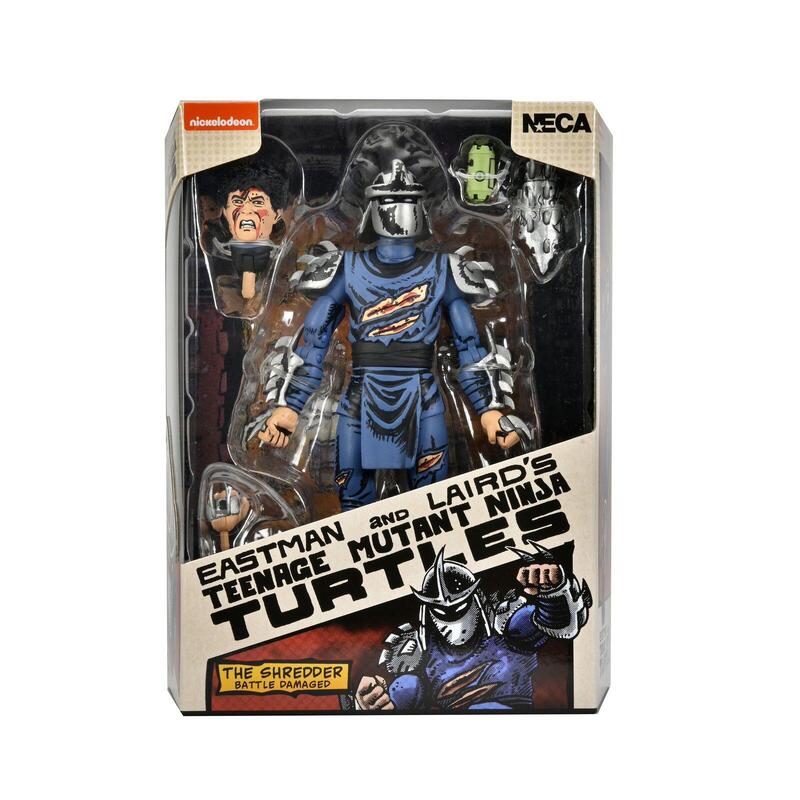 Figura Battle Damaged Shredder Fig. 17,5 Cm Teenage Mutant Ninja Turtles Mirage Comics