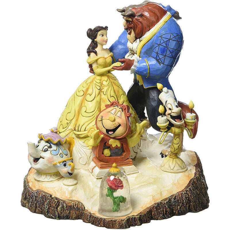 Figura Decorativa La Bella Y La Bestia Árbol
