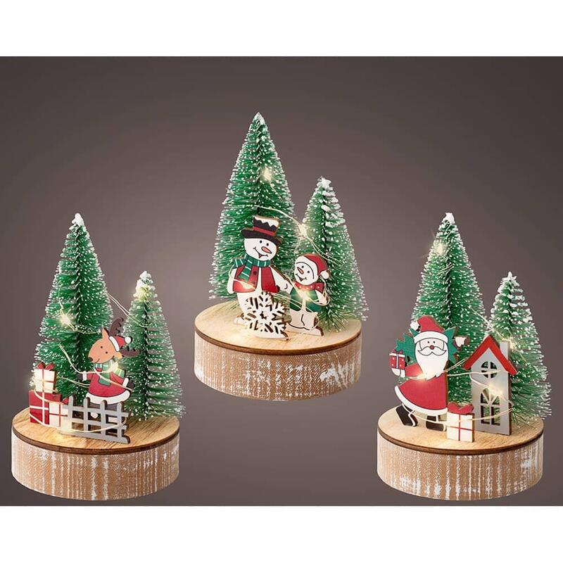 Figura Decorativa Motivos Navideños Con Led, Modelos Surtidos