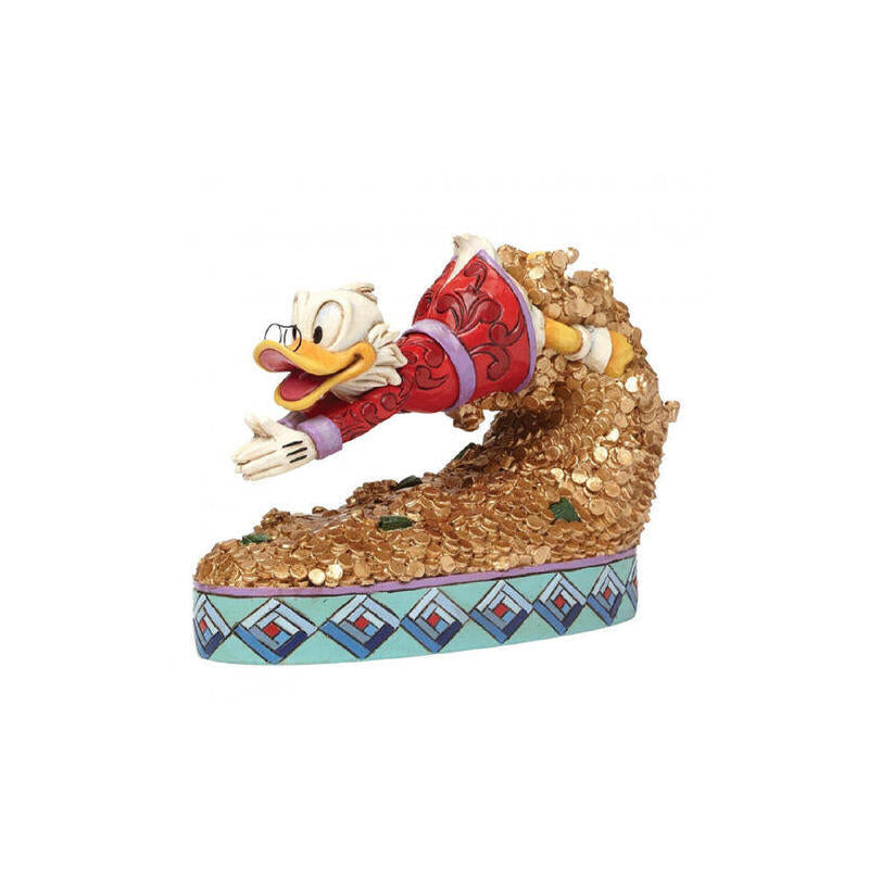 Figura Enesco Disney Clasicos Tio Gilito Nadando En Dinero
