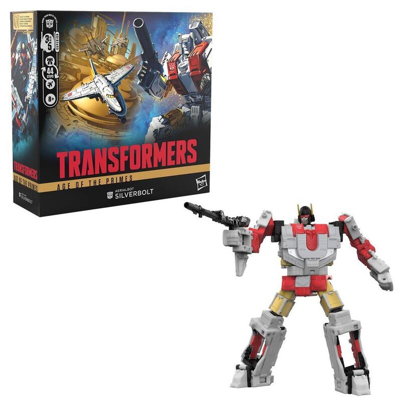 Figura Hasbro Transformers Age Of The Primes Aerialbot Silverbor
