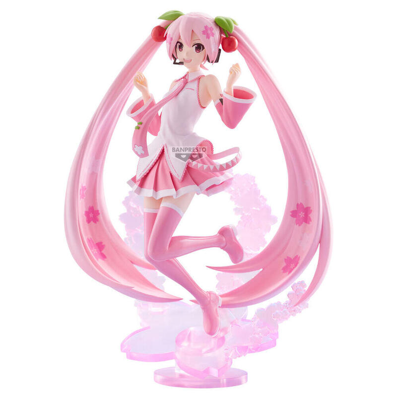 Figura Hatsune Miku Sakura Miku Evolve Banpresto Figura - 23 Cm