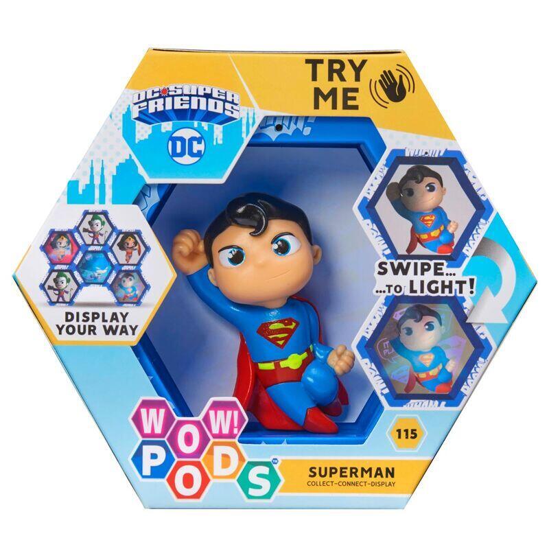 Figura Led Wow! Pod Superman Dc Comics