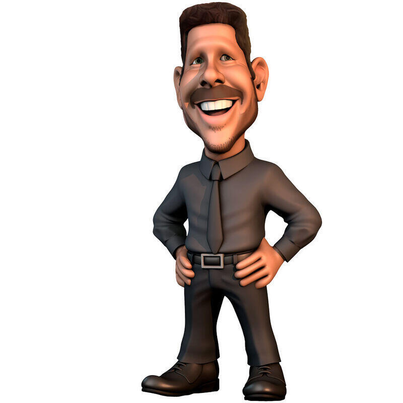 Figura Minix Cholo Simeone Atletico De Madrid 7cm
