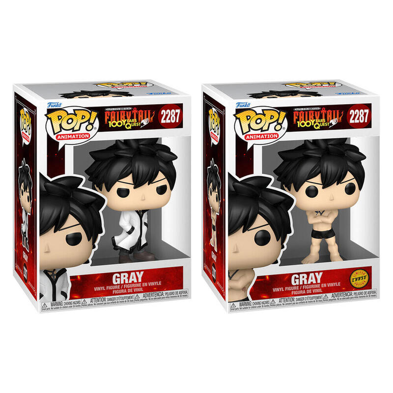 Figura Pack De 6 Unidades Pop Fairy Tail 100 Years Quest Gray 5 + 1 Chase