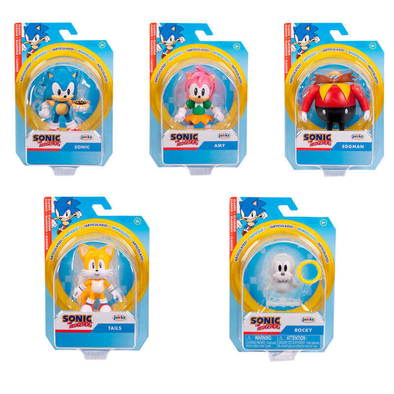 Figura Pack De 8 Unidades Sonic The Hedgehog 6cm Surtido