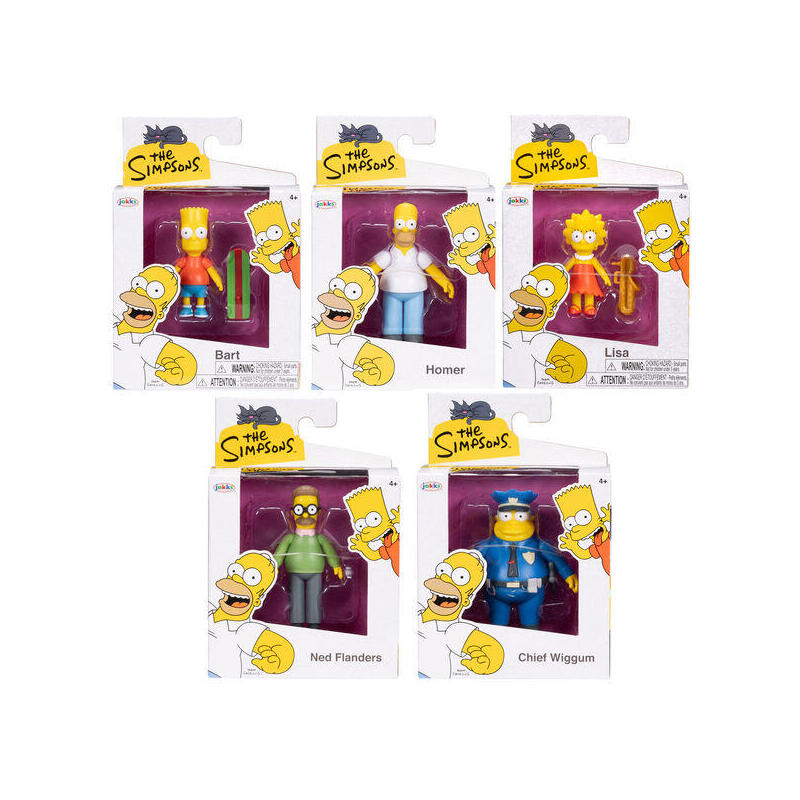 Figura Pack De 8 Unidades Wave 1 Los Simpsons 6cm Surtido